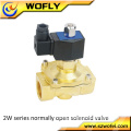 Brass water valve solenoid 50mm normally open